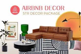 design your airbnb interior mood board and shopping list