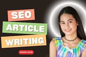 be your SEO articles and blog posts or content writer