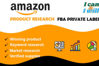 be your expert amazon virtual assistant, private label, fba wholesale