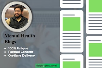 write mental health articles