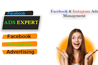 facebook advertising and instagram advertising manager