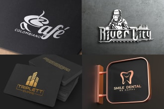do creative workshop, cafe, dental, minimal property logo design