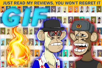 create custom animated gif for social media