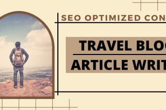 write SEO travel article for blog post as expert web writer