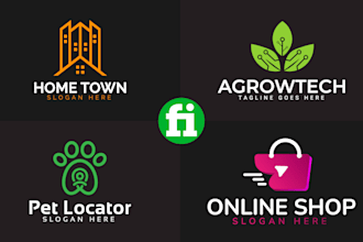 do a creative professional minimalist logo design with copyrights