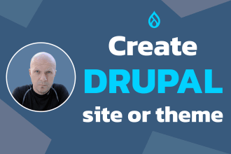 create drupal site from scratch