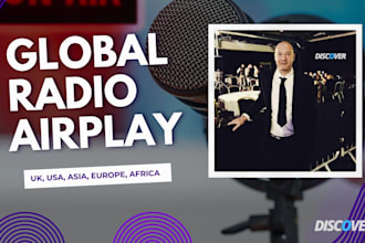 do radio airplay promotion on 10 global stations