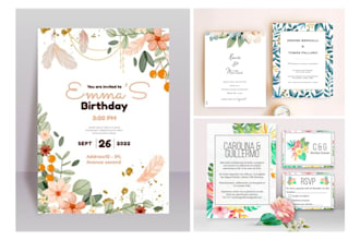 design a beautiful invitation for any occasion