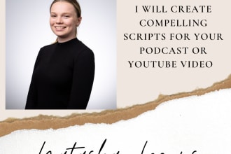 write true crime scripts for your podcast or youtube video