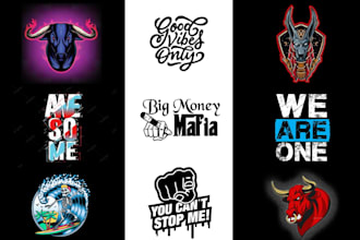 design t shirt logo within 4 hours