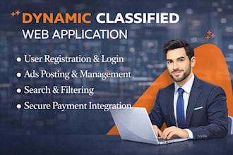 develop dynamic classified web application