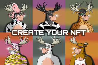 draw castom avatar for nft art