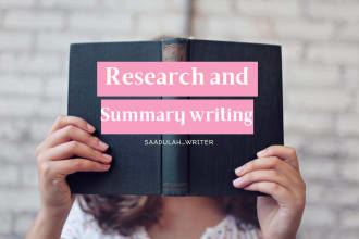 provide a high quality summary, research, and case study
