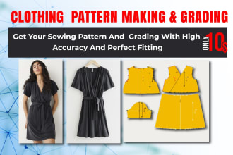 create digital sewing pattern as you need