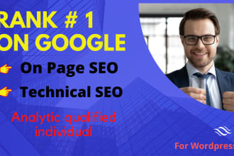 do a complete onpage SEO optimization for wordpress