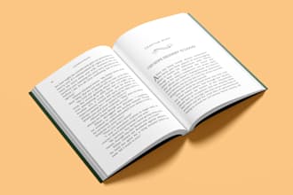 do book formatting, book layout design, print, kindle, ebook