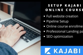design your kajabi website and kajabi online course