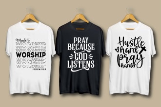 do typography t shirt design and t shirt illustration for merch by amazon