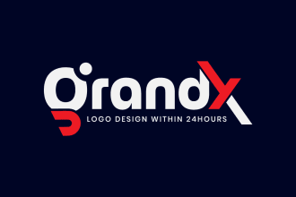 design text based logo for your business
