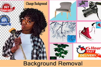 do background removal, clipping path, photo editing