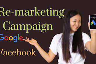 setup google display remarketing and facebook pixel retargeting campaign
