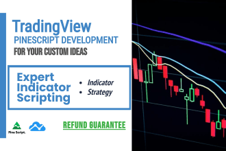 create indicator or strategy in tradingview pinescript