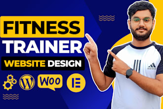 create a personal fitness trainer, gym yoga, workout website