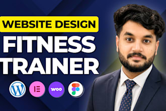 design a fitness website, gym website or personal trainer wordpress website