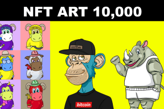 design and generate unique nft arts collection