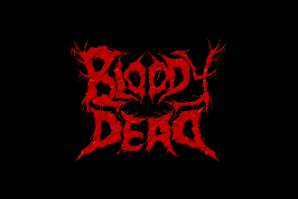 hand drawn death metal, scary, deathcore, heavy metal band logo with source file
