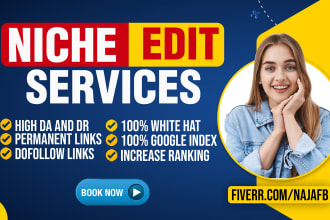 do niche edit services, link insertion services for SEO backlinks curated links