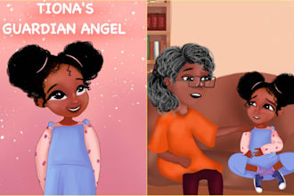 illustrate african illustrations for children book