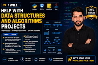 help with data structures and algorithms projects