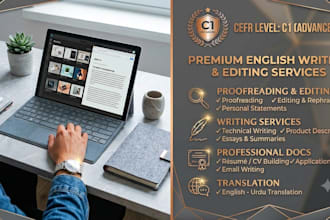 write or edit english content