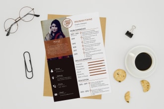 design professional resume cv and cover letter template