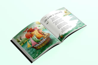 children book PDF formatting and layout design for KDP