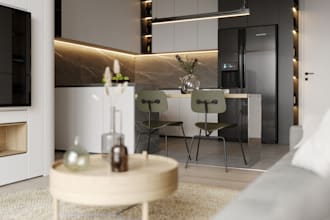 realistic render and model