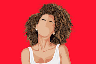 draw minimalist faceless portraits in 24hrs