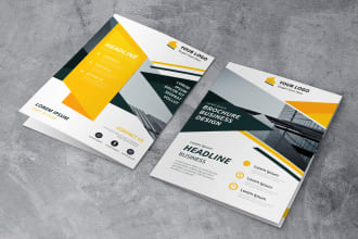 design business brochure company profile, flyer and proposal