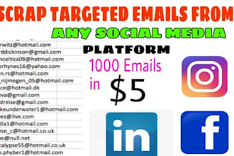 make a list of targeted emails for your business