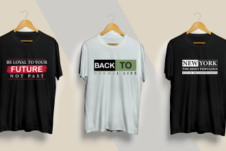 make minimalist typography t shirt and bulk t shirt design