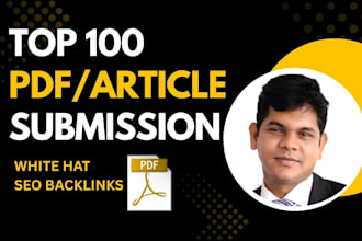 do PDF submission white hat SEO backlinks