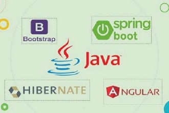 do java, rest API, jsp, hibernate, angular js, spring boot