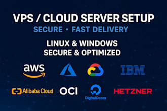 setup and optimize your vps or cloud server on AWS, hetzner, and more