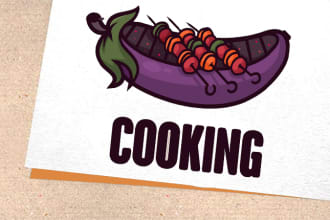 make creative cooking restaurant and hotels logo design