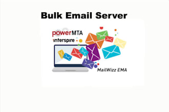 built powermta SMTP server in your server with mailwizz