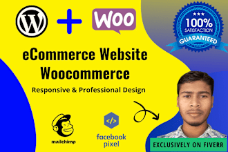 design a wordpress ecommerce website using woocommerce