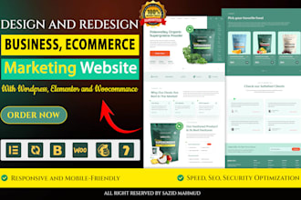 create wordpress website design, wordpress website redesign, website development