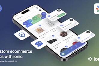 develop custom ecommerce mobile apps with ionic framework