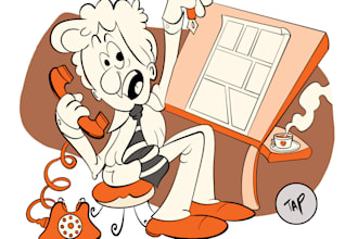 fumettista e illustratore umoristico strisce a fumetti e cartoon